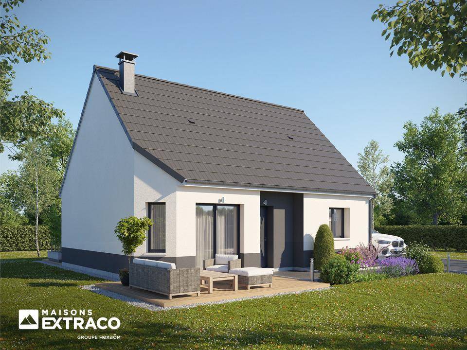 Programme terrain + maison à Vexin-sur-Epte en Eure (27) de 90 m² à vendre au prix de 223600€ - 1