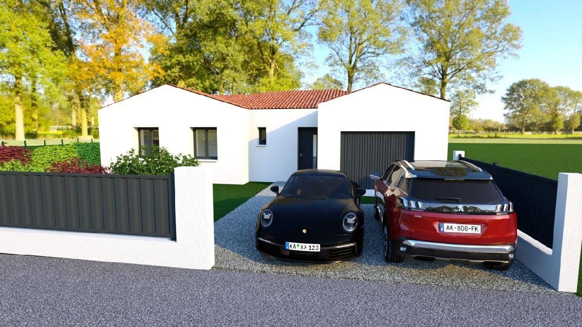 Programme terrain + maison à Royan en Charente-Maritime (17) de 130 m² à vendre au prix de 489010€ - 1