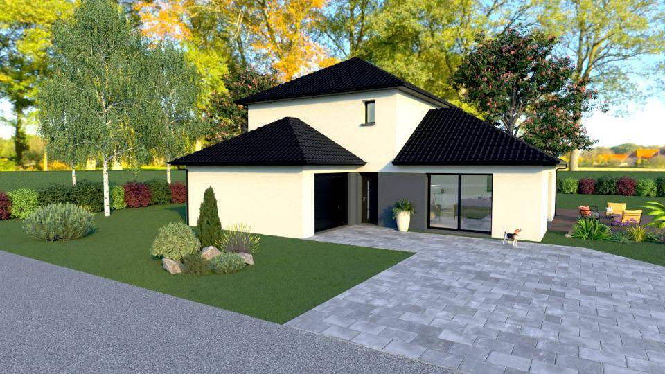 Programme terrain + maison à Fruges en Pas-de-Calais (62) de 123 m² à vendre au prix de 290916€ - 1