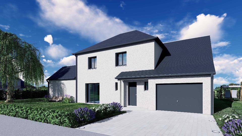 Programme terrain + maison à Chenonceaux en Indre-et-Loire (37) de 151 m² à vendre au prix de 353550€ - 1