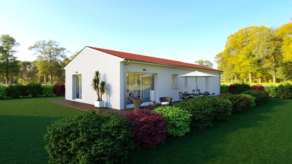 Programme terrain + maison à Cournon-d'Auvergne en Puy-de-Dôme (63) de 93 m² à vendre au prix de 265000€ - 2