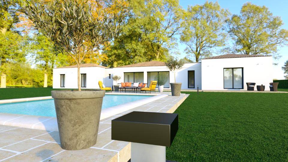 Programme terrain + maison à Villegailhenc en Aude (11) de 120 m² à vendre au prix de 299000€ - 1