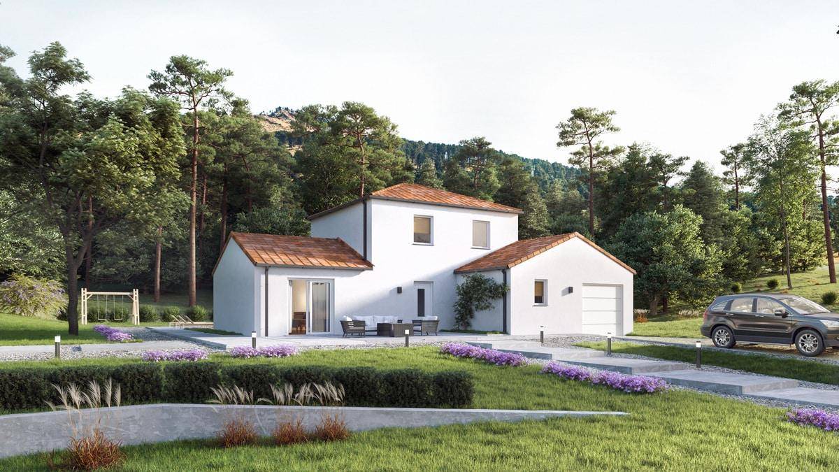 Programme terrain + maison à Creuzier-le-Vieux en Allier (03) de 110 m² à vendre au prix de 306300€ - 3