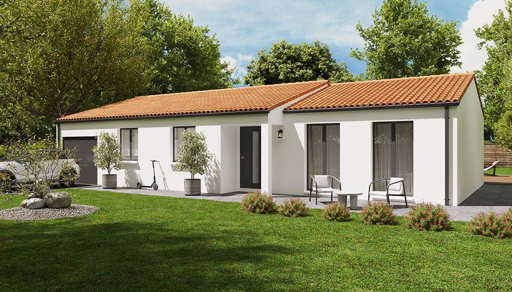 Programme terrain + maison à Celles-sur-Belle en Deux-Sèvres (79) de 90 m² à vendre au prix de 208787€ - 2