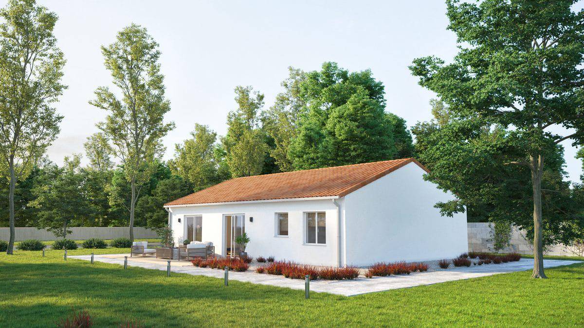 Programme terrain + maison à Saint-Gérand-le-Puy en Allier (03) de 92 m² à vendre au prix de 181472€ - 1