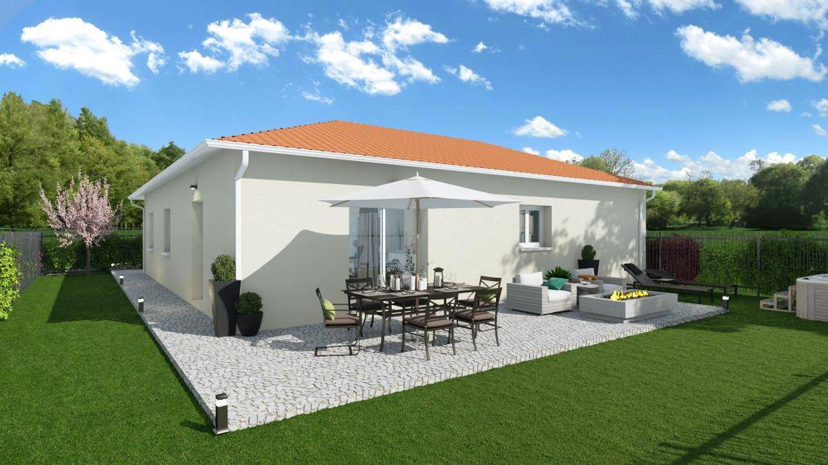 Programme terrain + maison à Artas en Isère (38) de 90 m² à vendre au prix de 252496€ - 4