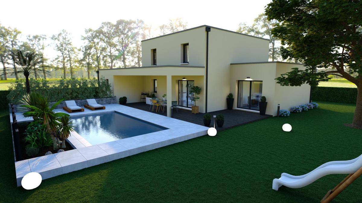 Programme terrain + maison à Francheville en Rhône (69) de 150 m² à vendre au prix de 686000€ - 1