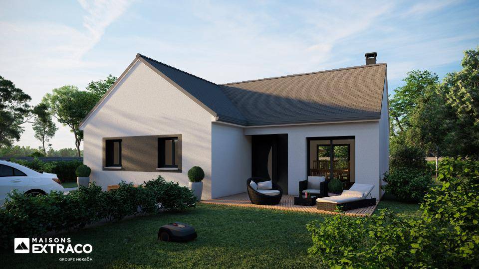 Programme terrain + maison à Longchamps en Eure (27) de 84 m² à vendre au prix de 202400€ - 1