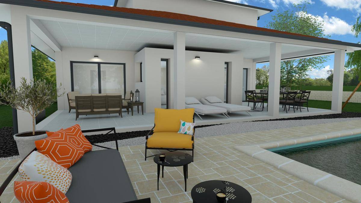 Programme terrain + maison à La Côte-Saint-André en Isère (38) de 133 m² à vendre au prix de 325100€ - 4