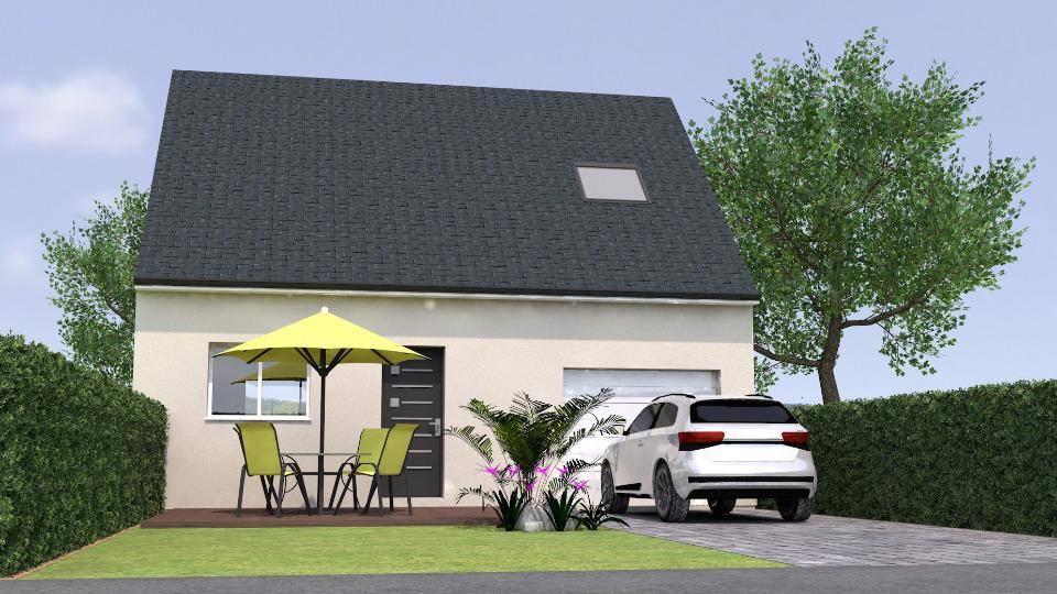 Programme terrain + maison à Loiré en Maine-et-Loire (49) de 80 m² à vendre au prix de 214600€ - 1