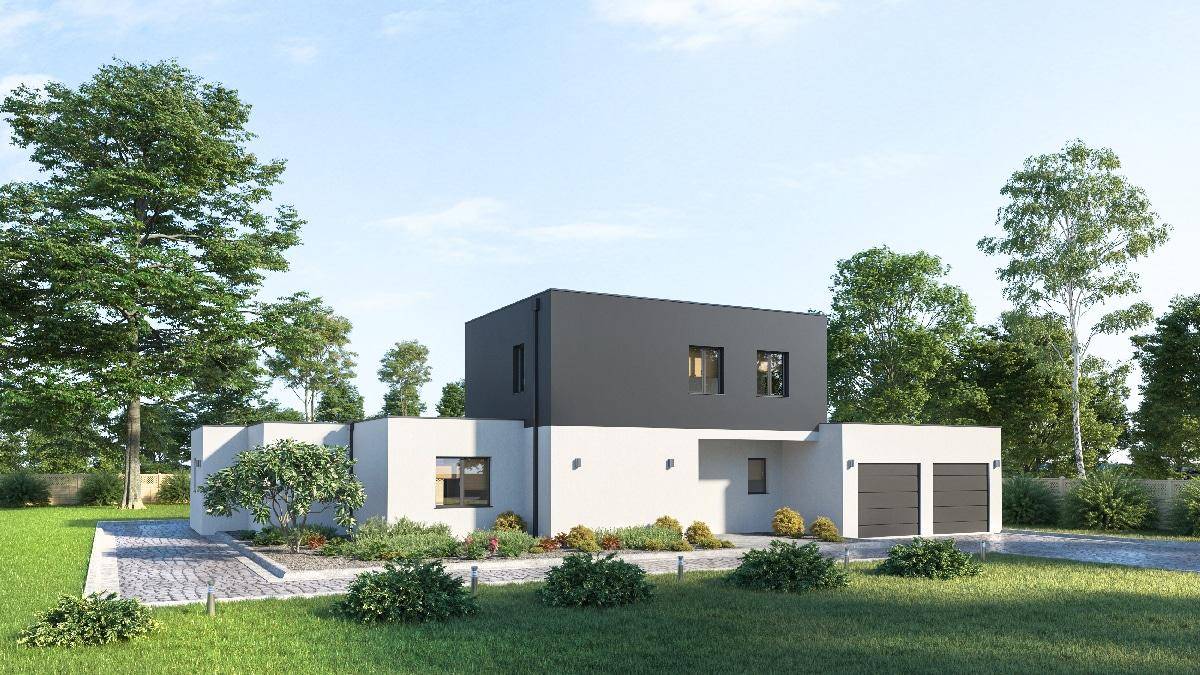 Programme terrain + maison à Boulazac Isle Manoire en Dordogne (24) de 124 m² à vendre au prix de 373000€ - 2