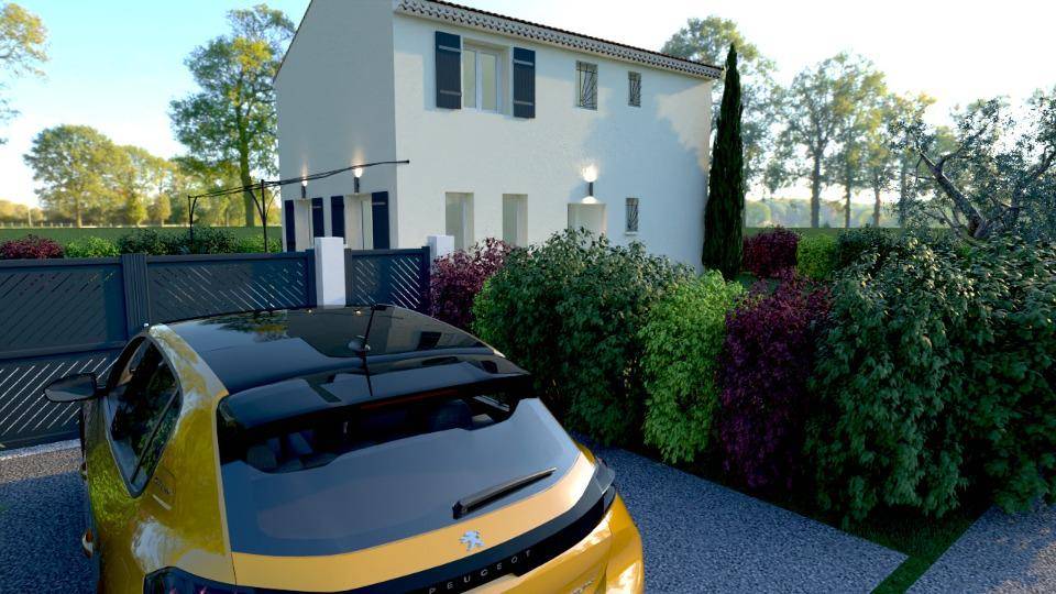 Terrain seul à Volx en Alpes-de-Haute-Provence (04) de 336 m² à vendre au prix de 99000€ - 1