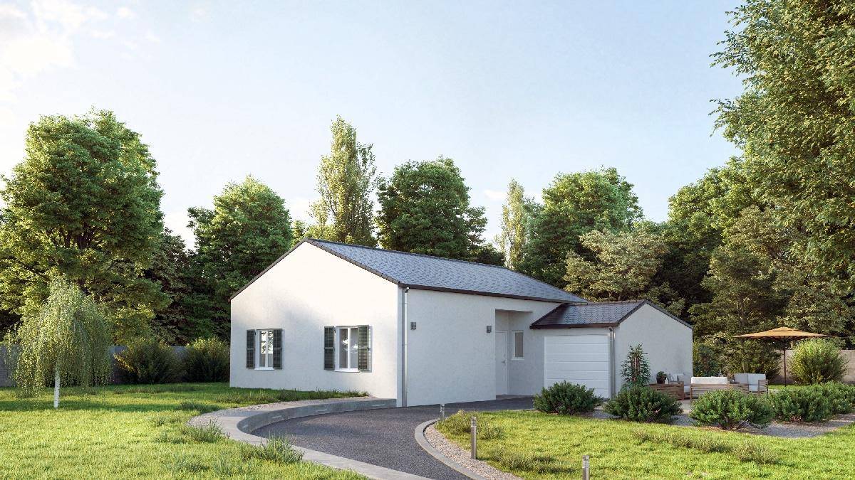 Programme terrain + maison à Semussac en Charente-Maritime (17) de 60 m² à vendre au prix de 164550€ - 2