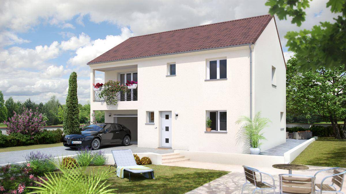 Programme terrain + maison à Dommiers en Aisne (02) de 100 m² à vendre au prix de 219929€ - 4