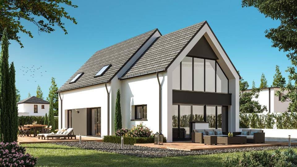 Programme terrain + maison à Plouzané en Finistère (29) de 130 m² à vendre au prix de 525000€ - 2