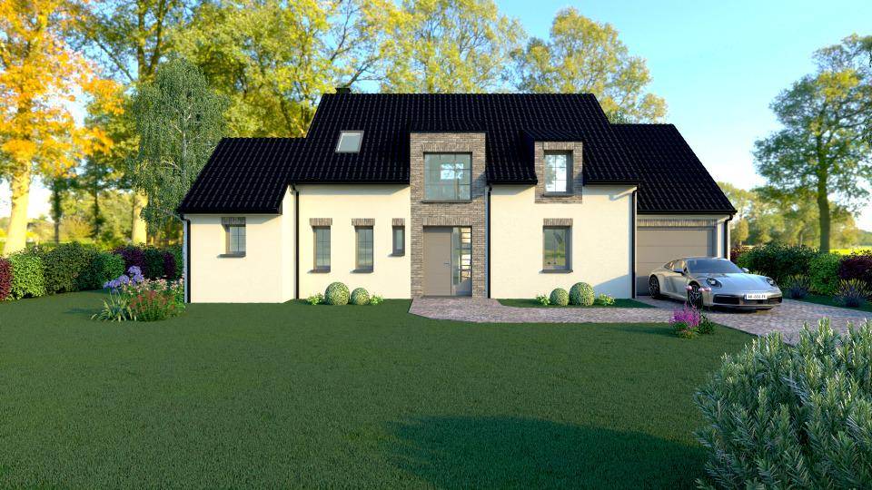 Programme terrain + maison à Douchy-lès-Ayette en Pas-de-Calais (62) de 140 m² à vendre au prix de 416390€ - 1