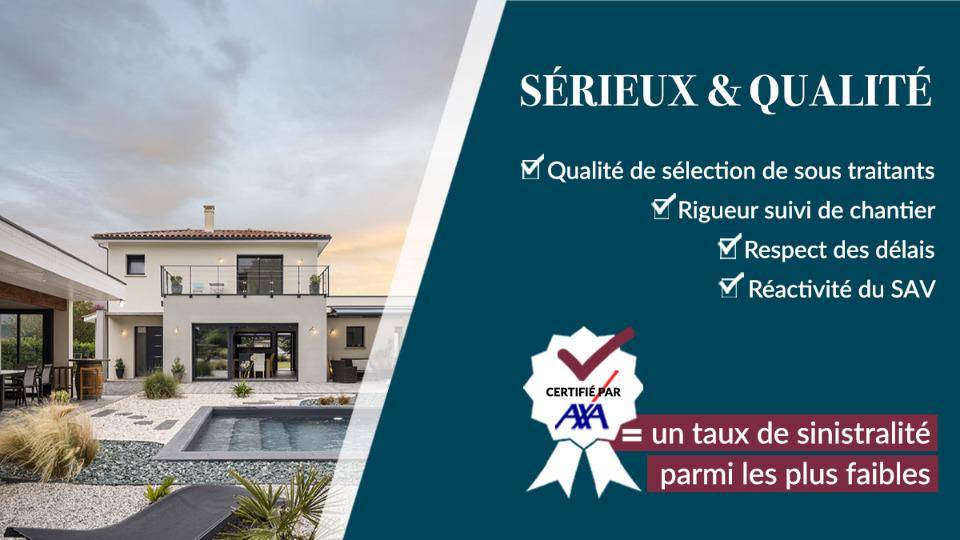 Programme terrain + maison à Sigoulès-et-Flaugeac en Dordogne (24) de 132 m² à vendre au prix de 329000€ - 4