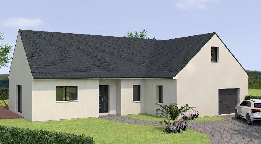 Programme terrain + maison à Verrières-en-Anjou en Maine-et-Loire (49) de 120 m² à vendre au prix de 294500€ - 1