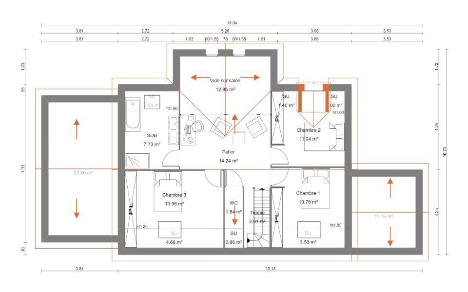 Programme terrain + maison à Grangues en Calvados (14) de 130 m² à vendre au prix de 526000€ - 3