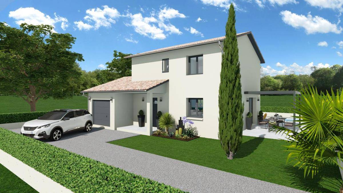 Programme terrain + maison à Montmerle-sur-Saône en Ain (01) de 94 m² à vendre au prix de 285000€ - 2