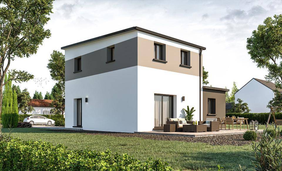 Programme terrain + maison à Pontivy en Morbihan (56) de 87 m² à vendre au prix de 284000€ - 2