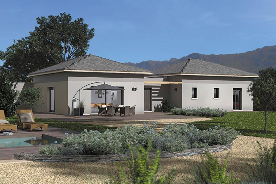 Programme terrain + maison à Laragne-Montéglin en Hautes-Alpes (05) de 140 m² à vendre au prix de 508600€ - 1