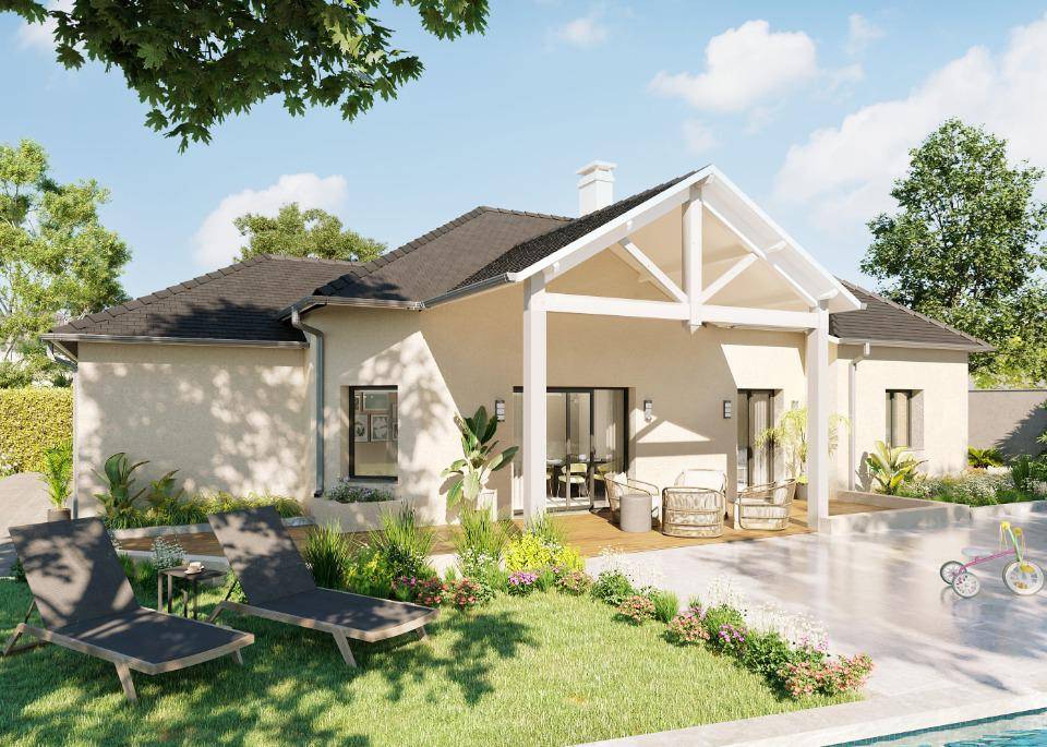 Programme terrain + maison à Odos en Hautes-Pyrénées (65) de 106 m² à vendre au prix de 285400€ - 1