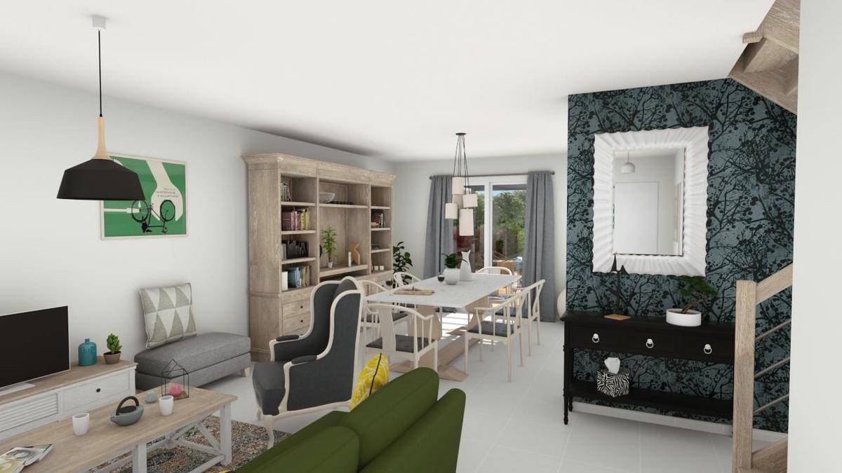 Programme terrain + maison à La Frette en Isère (38) de 90 m² à vendre au prix de 238761€ - 2