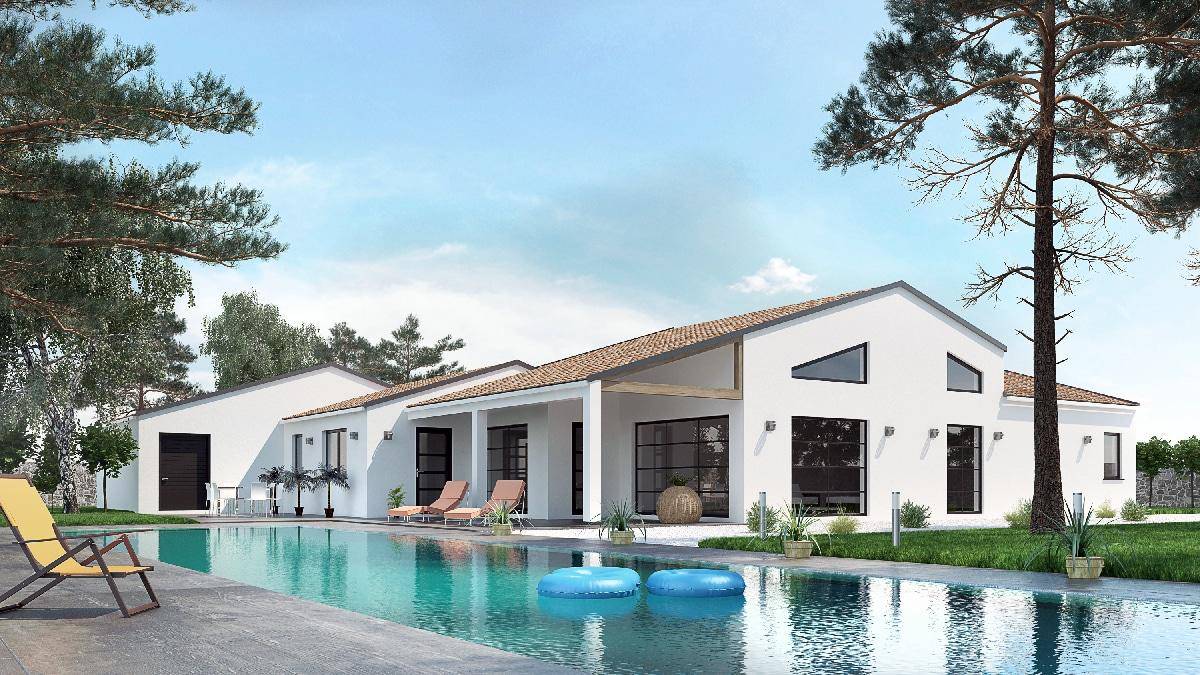 Programme terrain + maison à Forges en Charente-Maritime (17) de 130 m² à vendre au prix de 355296€ - 2