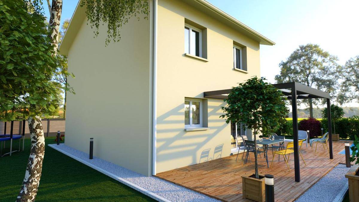 Programme terrain + maison à La Frette en Isère (38) de 90 m² à vendre au prix de 238761€ - 4