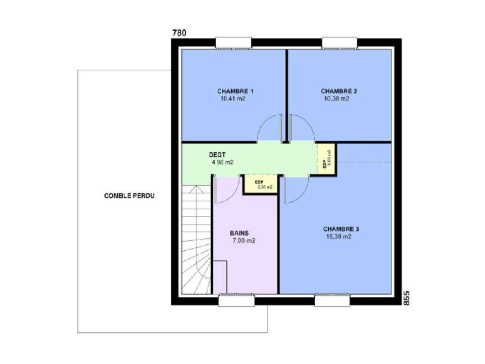 Programme terrain + maison à Sexey-aux-Forges en Meurthe-et-Moselle (54) de 101 m² à vendre au prix de 269000€ - 4