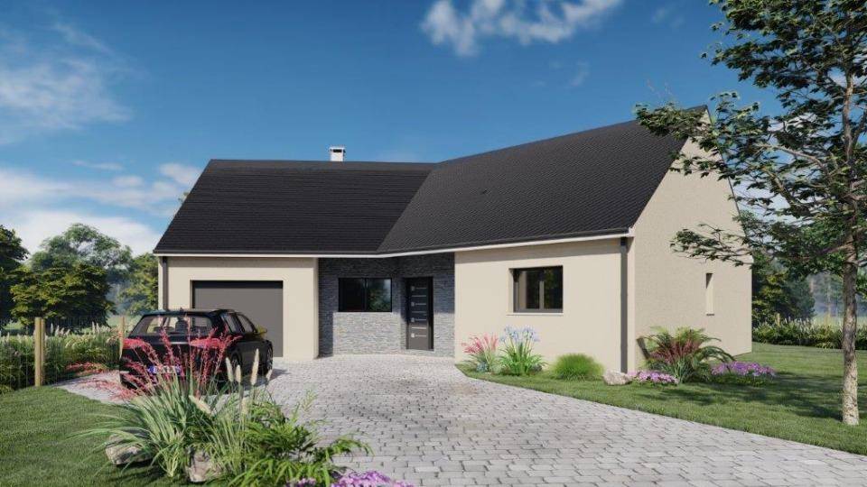 Programme terrain + maison à Écouflant en Maine-et-Loire (49) de 103 m² à vendre au prix de 277000€ - 1