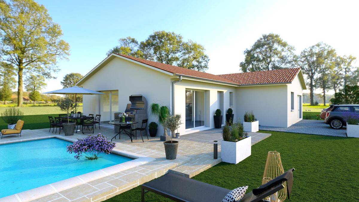 Programme terrain + maison à Saint-Cyr-les-Vignes en Loire (42) de 90 m² à vendre au prix de 238000€ - 2