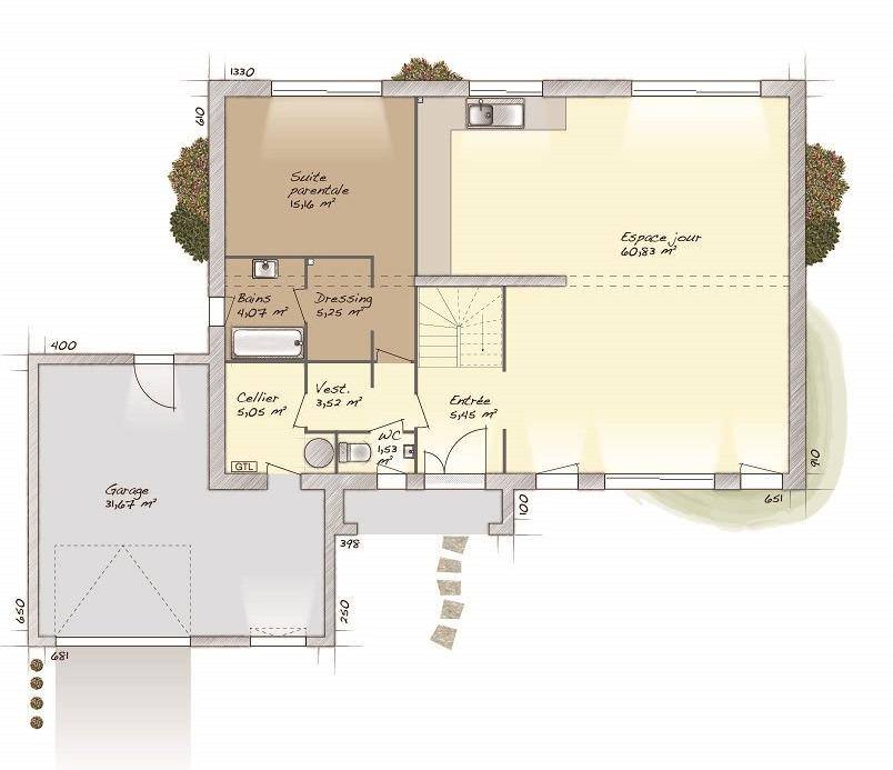 Programme terrain + maison à Mitry-Mory en Seine-et-Marne (77) de 200 m² à vendre au prix de 579000€ - 4