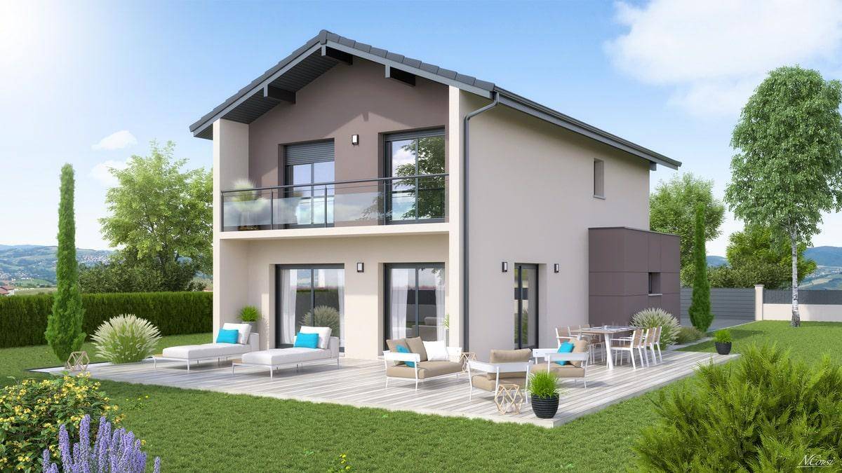 Programme terrain + maison à Saint-Pierre-en-Faucigny en Haute-Savoie (74) de 112 m² à vendre au prix de 430956€ - 1