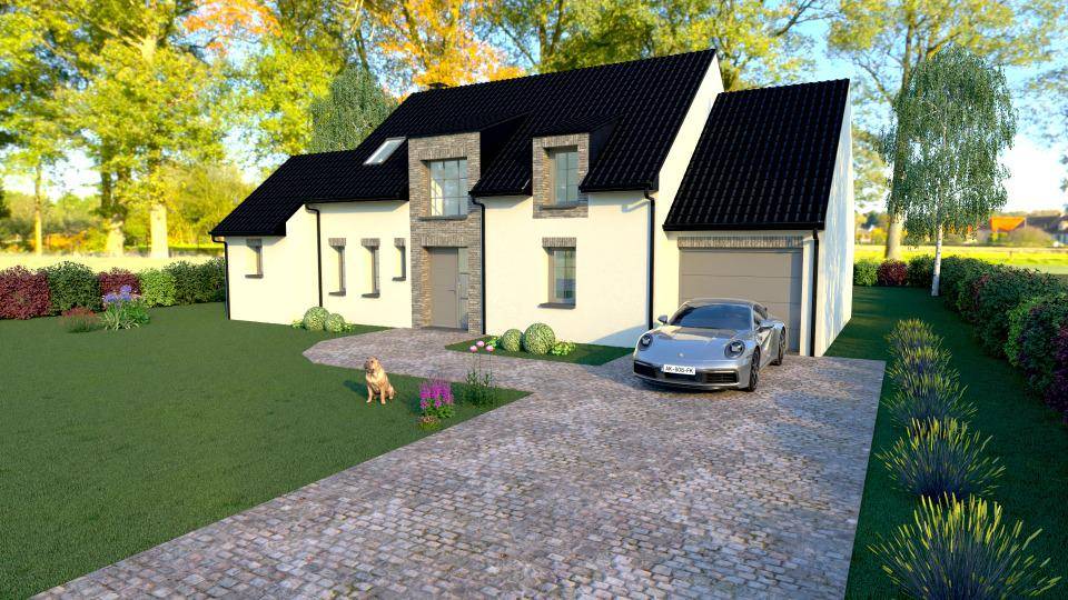 Programme terrain + maison à Douchy-lès-Ayette en Pas-de-Calais (62) de 140 m² à vendre au prix de 416390€ - 3