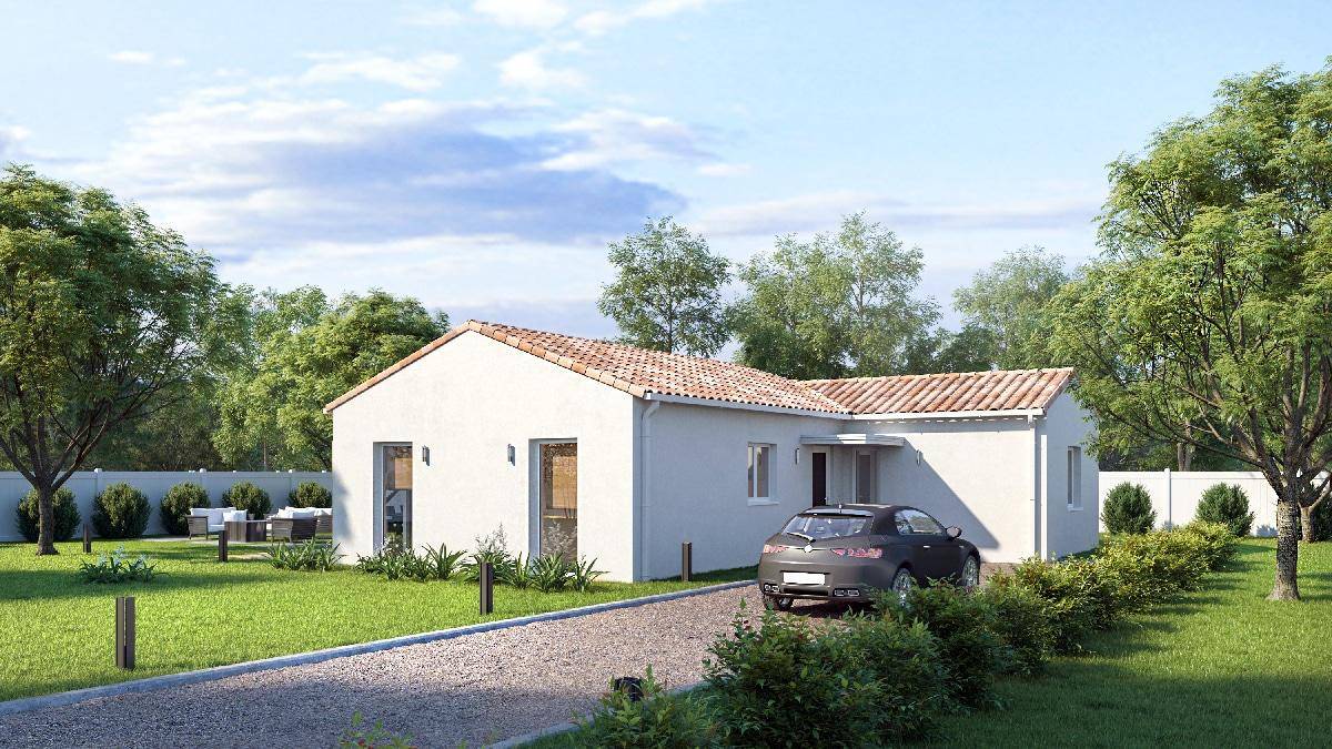 Programme terrain + maison à La Sauve en Gironde (33) de 86 m² à vendre au prix de 279320€ - 2