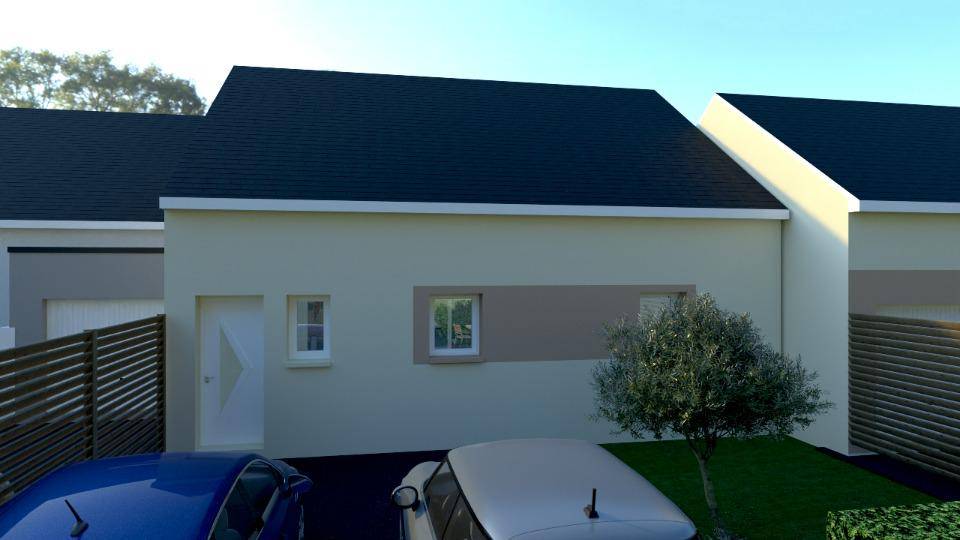 Programme terrain + maison à Villers-Bocage en Calvados (14) de 70 m² à vendre au prix de 172000€ - 1