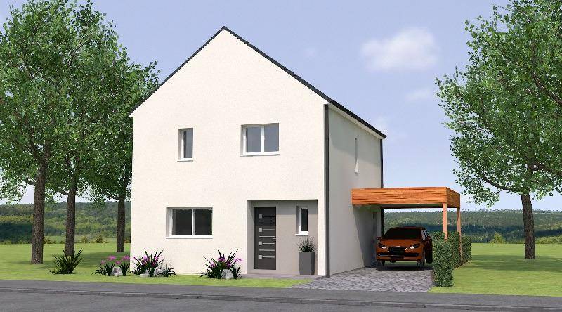 Programme terrain + maison à Angers en Maine-et-Loire (49) de 100 m² à vendre au prix de 359500€ - 1