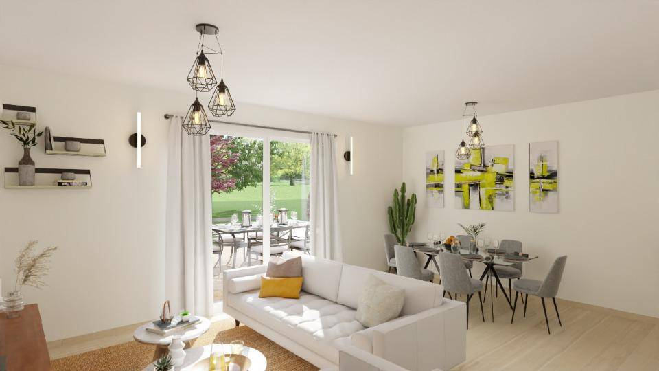 Programme terrain + maison à Lédenon en Gard (30) de 85 m² à vendre au prix de 271500€ - 3