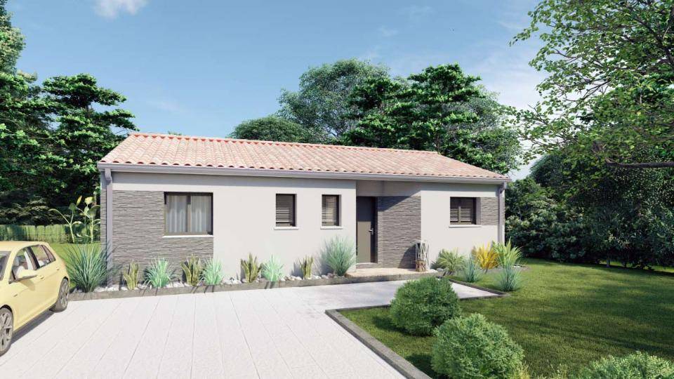 Programme terrain + maison à Grignols en Gironde (33) de 84 m² à vendre au prix de 198200€ - 1