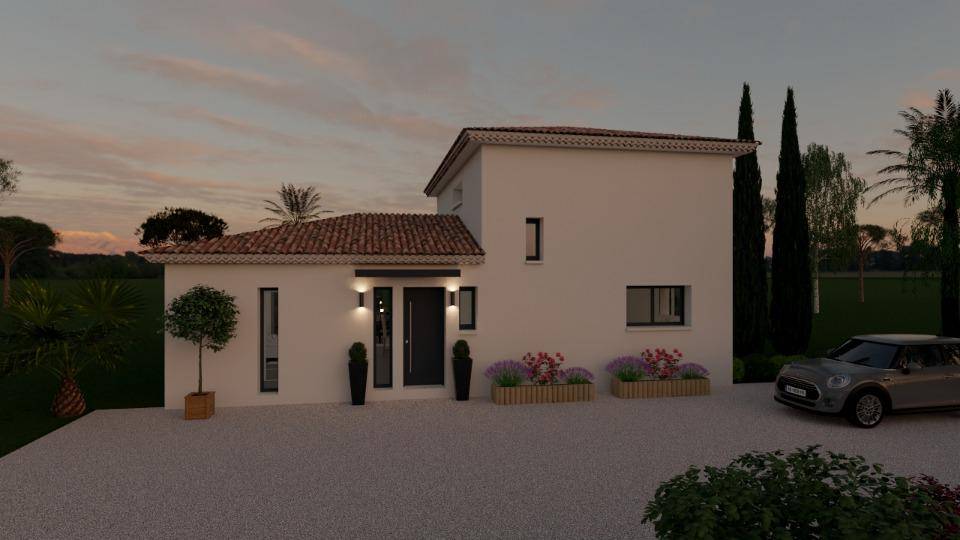 Programme terrain + maison à La Crau en Var (83) de 114 m² à vendre au prix de 674900€ - 2