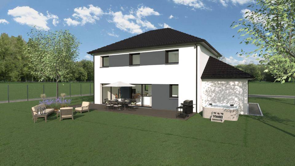 Programme terrain + maison à Camphin-en-Carembault en Nord (59) de 155 m² à vendre au prix de 393000€ - 2
