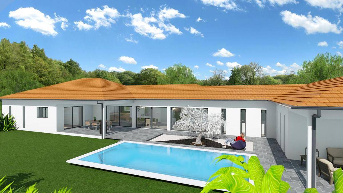 Programme terrain + maison à Les Abrets en Dauphiné en Isère (38) de 146 m² à vendre au prix de 344000€ - 3