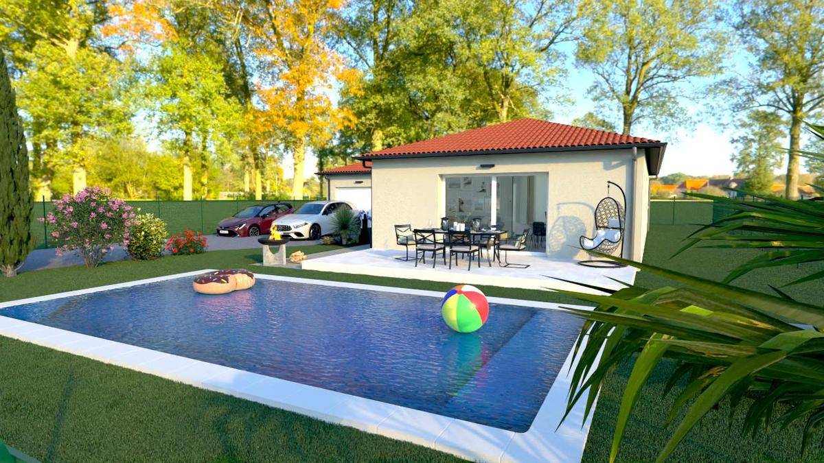 Programme terrain + maison à Saint-Maurice-de-Rémens en Ain (01) de 113 m² à vendre au prix de 330000€ - 1