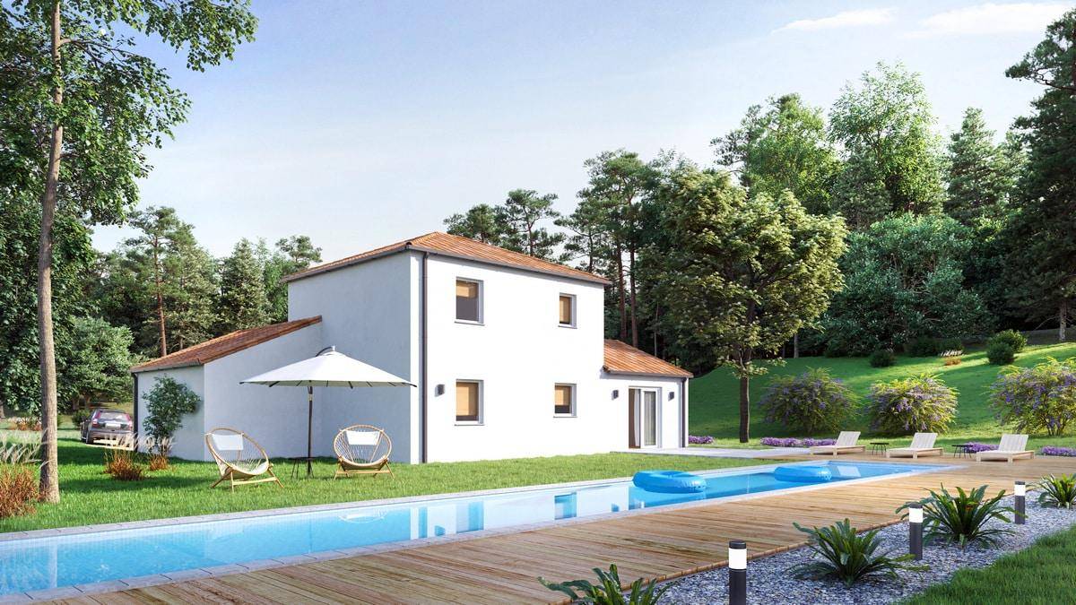 Programme terrain + maison à Creuzier-le-Vieux en Allier (03) de 110 m² à vendre au prix de 319300€ - 4