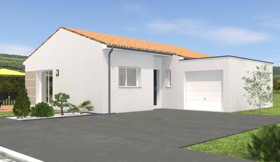 Programme terrain + maison à Cholet en Maine-et-Loire (49) de 70 m² à vendre au prix de 209700€ - 1