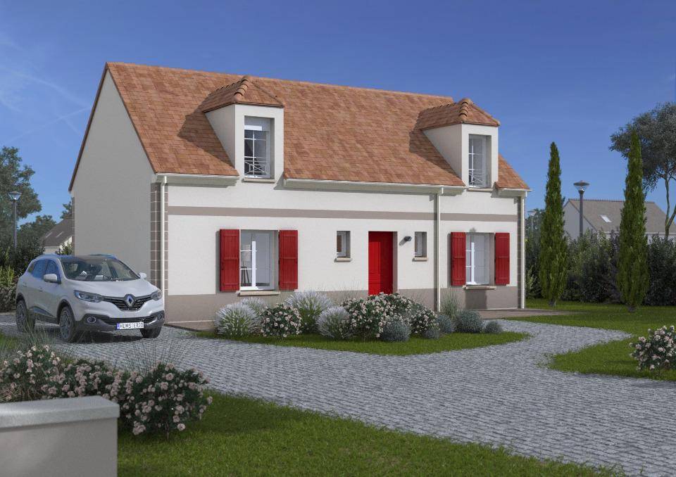 Programme terrain + maison à Angerville en Essonne (91) de 80 m² à vendre au prix de 279000€ - 2