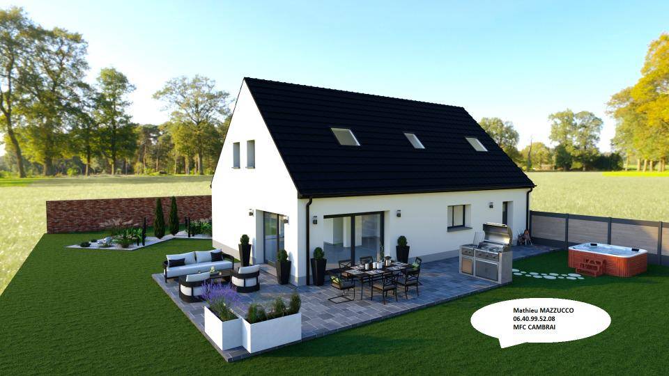 Programme terrain + maison à Walincourt-Selvigny en Nord (59) de 150 m² à vendre au prix de 289323€ - 4