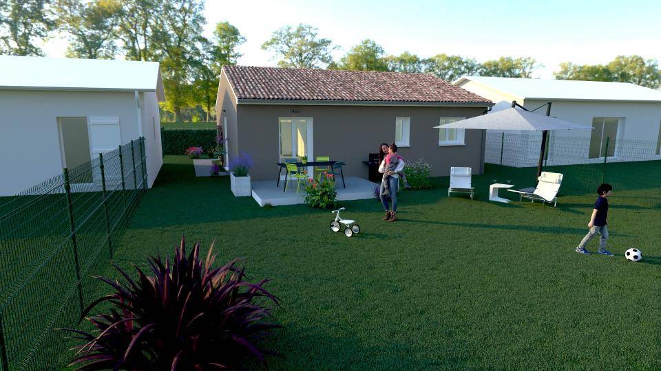 Programme terrain + maison à Grisolles en Tarn-et-Garonne (82) de 73 m² à vendre au prix de 212000€ - 4